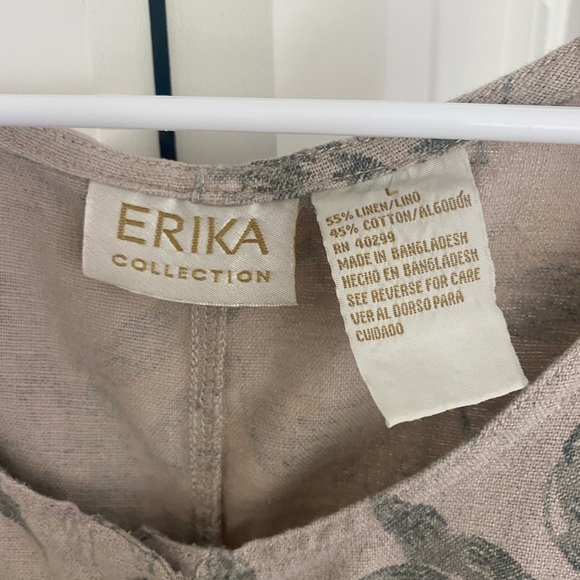 Erika collection linen sleeveless dress large - Picture 3 of 7